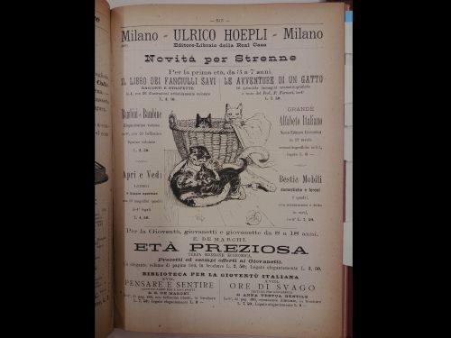 Dicembre 1888: le novità della casa editrice Hoepli.