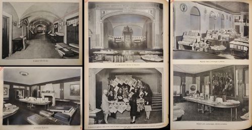 1927: Alcune foto della Mostra del libro italiano a New York del 1927, organizzata dall'on. Ciarlantini, che al governo si occupò principalmente di propaganda e dell’organizzazione di manifestazioni culturali in linea con l'ideologia del nuovo regime.