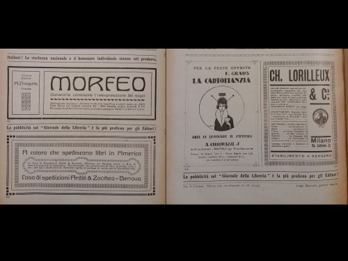 1921-22: Non mancavano in quegli anni alcune pubblicazioni dedicate anche a generi insoliti, come quello dell’interpretazione dei sogni, o dell’arte di divinare il futuro.