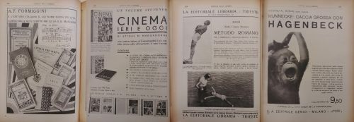 1931-33: Pubblicità di alcune pubblicazioni non canoniche rispetto ai temi in voga all'epoca.